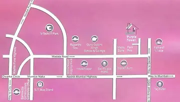 Location of Pushpjayanti Purple Tower - Image 247088