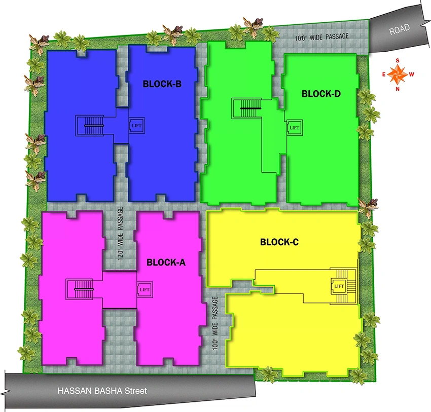 Master Plan of Sankar Vibrants in Pallavaram, Chennai - Image 337367