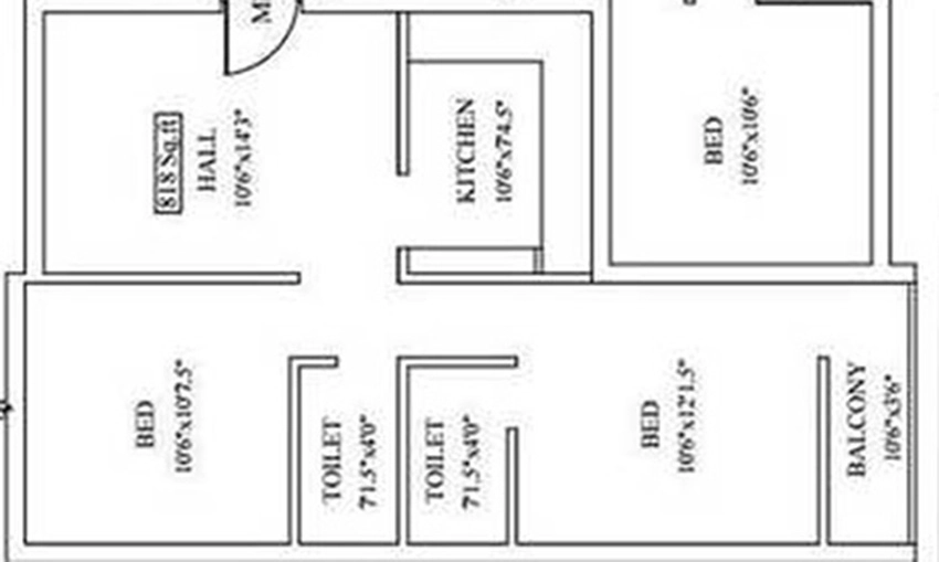2 BHK Flat in Sankar A4 in Alandur, Chennai - Image 881256