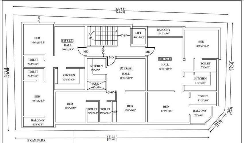 Master Plan of Sankar A4 in Alandur, Chennai - Image 337347
