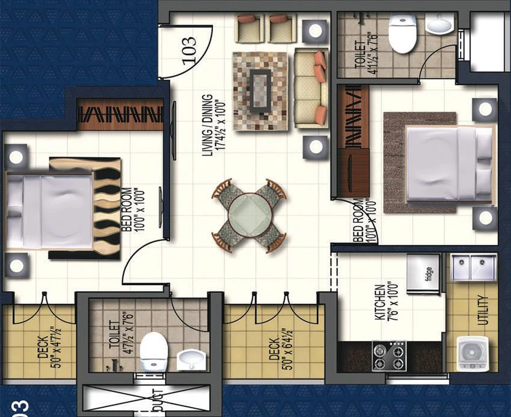 2 BHK Flat in Sankar Habitat in Alandur, Chennai - Image 881260