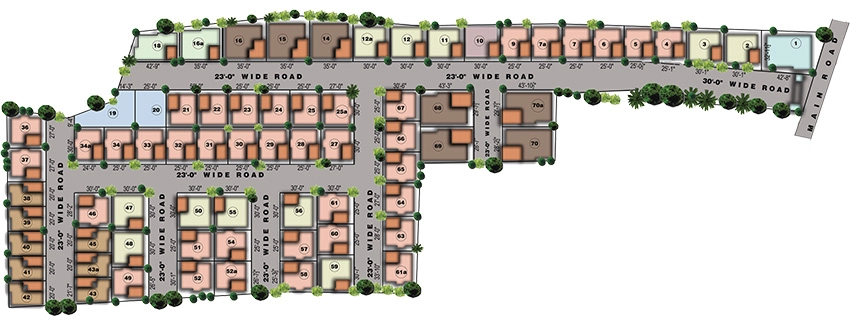Master Plan of Jansen Shrinidhi Villa in Padur, Chennai - Image 337579