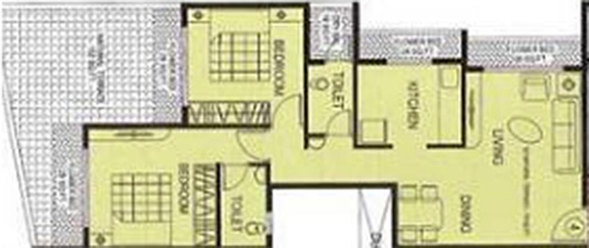 2 BHK Flat in Reliable Balaji Shradha in Ulwe, Navi Mumbai - Image 841269