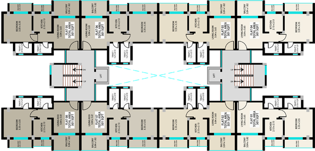 Floor Plan of Ashwa Tej in Igatpuri, Nashik - Image 246873