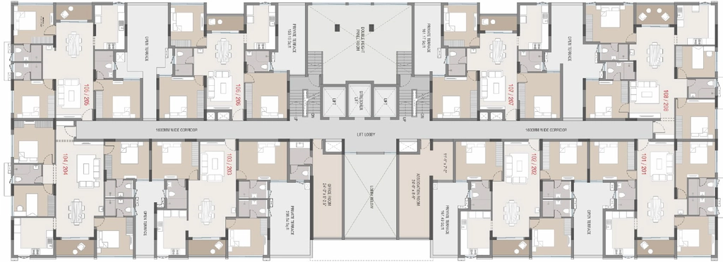 Floor Plan of Ankur Aralias in Sholinganallur, Chennai - Image 345625