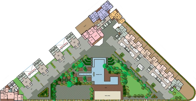 Master Plan of Akshar 19 East in Nerul, Navi Mumbai - Image 36473
