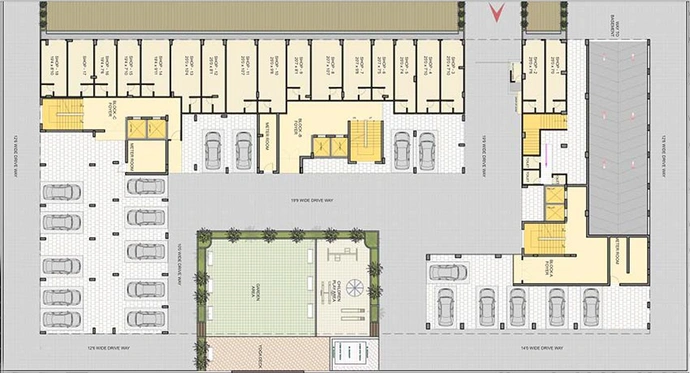 Master Plan of Avalon Skyline in Vatva, Ahmedabad - Image 262335