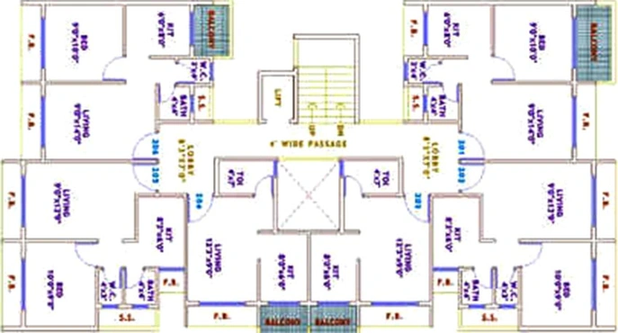 Floor Plan of Sarang Ritvi in Ulwe, Navi Mumbai - Image 256506