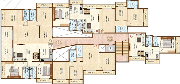Floor Plan of Sai Sarang in Panvel, Navi Mumbai - Image 256069