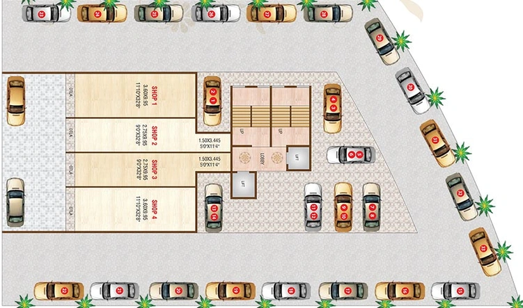 Master Plan of Krishna Sarang Galaxy in Ulwe, Navi Mumbai - Image 256053