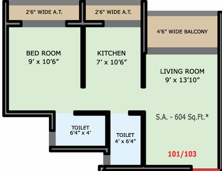 1 BHK Flat in Anant Greens in Karjat, Thane - Image 835637