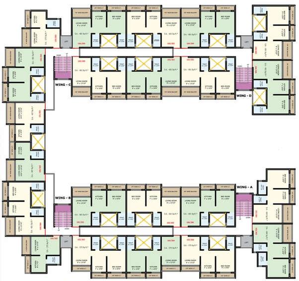 Floor Plan of Anant Greens in Karjat, Thane - Image 230695