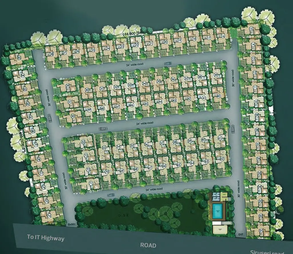 Master Plan of Shri Janani Grand Ellora in Thalambur, Chennai - Image 343493