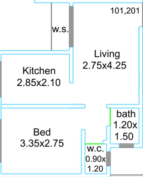 1 BHK Flat in Kartikya Park 2 in Panvel, Navi Mumbai - Image 843227
