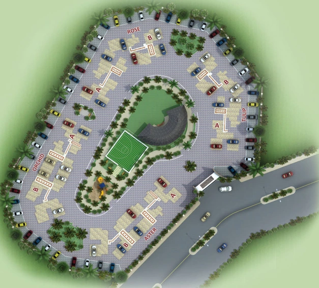 Master Plan of Akshar Emperia Garden in Panvel, Navi Mumbai - Image 36481