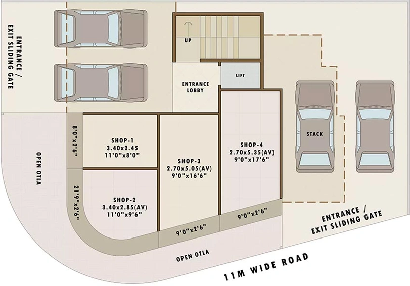 Master Plan of RK Vaishnavi Arcade in Ulwe, Navi Mumbai - Image 254767