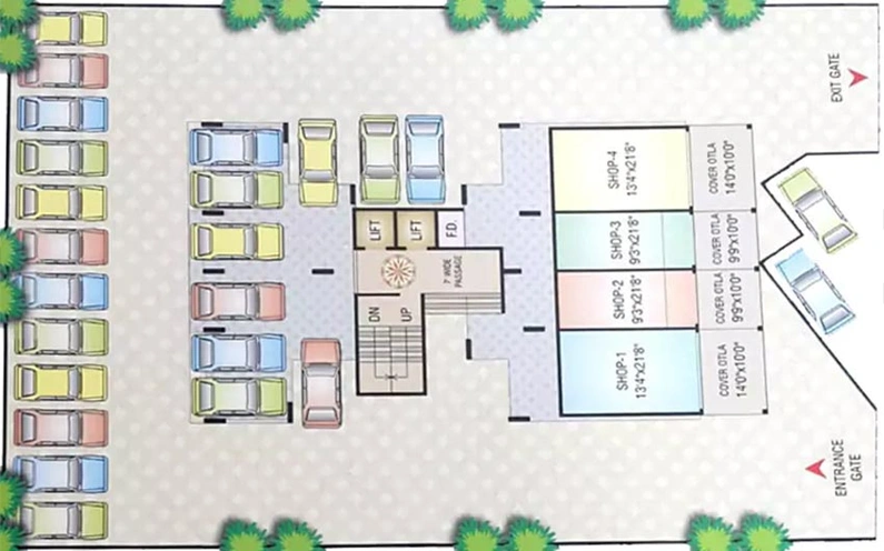 Master Plan of RK Vaishnavi Heights in Roadpali, Navi Mumbai - Image 254831