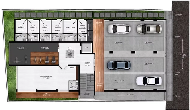 Master Plan of Atikramya Abode in Kilpauk, Chennai - Image 345672