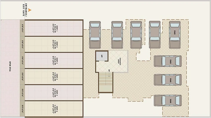Master Plan of RK Vaishnavi Hill View in Karanjade, Navi Mumbai - Image 254839