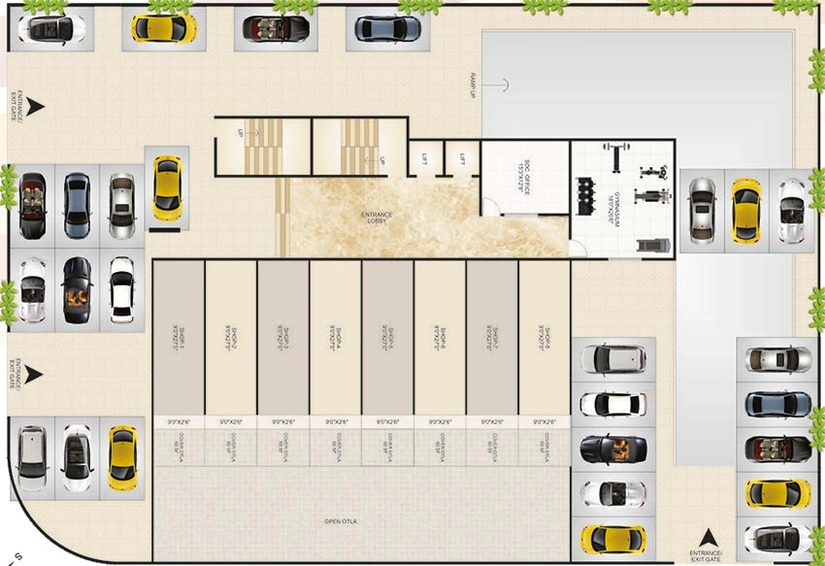 Master Plan of Dweepmala Prathamesh Home in Taloja, Navi Mumbai - Image 239890