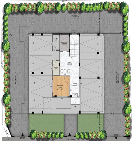 Master Plan of Sumanth Sreshta Sivasundar in Thiruvanmiyur, Chennai - Image 254283