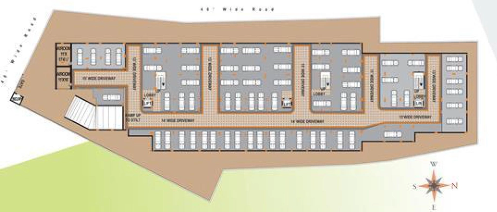 Master Plan of Haneesh MJR Solitaire in Kukatpally, Hyderabad - Image 316470