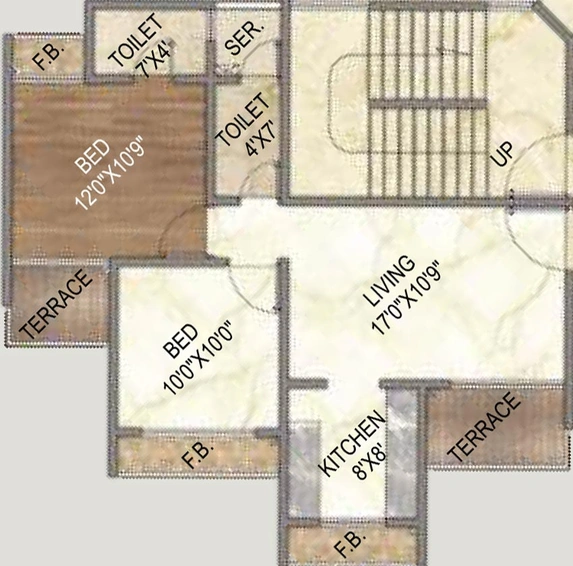 2 BHK Flat in Elite Grandeur in Kharghar, Navi Mumbai - Image 839754