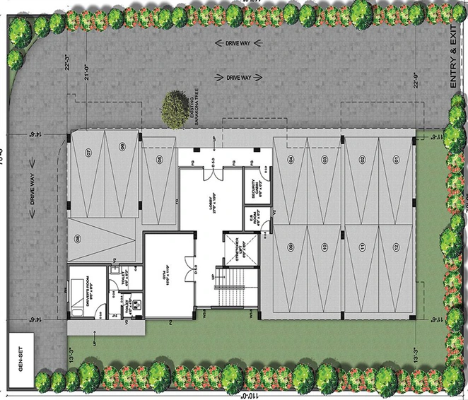 Master Plan of Sumanth Sreshta Poes Garden in Teynampet, Chennai - Image 255100