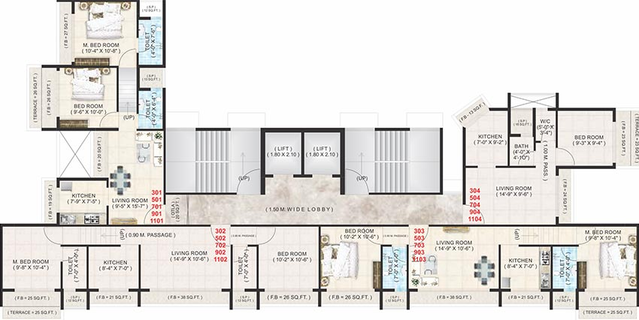 Floor Plan of Dream Solitaire in Ulwe, Navi Mumbai - Image 238603