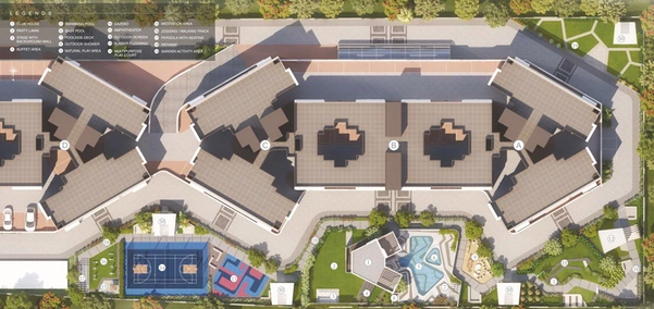 Master Plan of Krishna Nirman Amorapolis in Dhanori, Pune - Image 10421