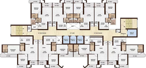 Floor Plan of Dream Meadows in Kharghar, Navi Mumbai - Image 238570
