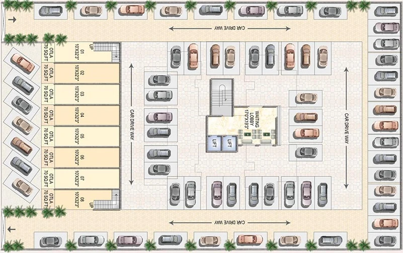 Master Plan of Swaraj Daffodils in Airoli, Navi Mumbai - Image 257701