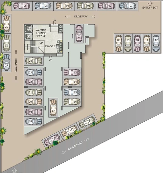 Master Plan of Swaraj Queensbay in Kopar Khairane, Navi Mumbai - Image 257792