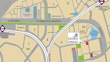 Location of Swaraj Imperial - Image 257760