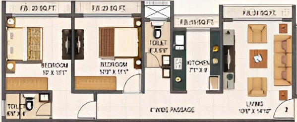 2 BHK Flat in Swaraj Kalash in Chembur East, Mumbai - Image 886195