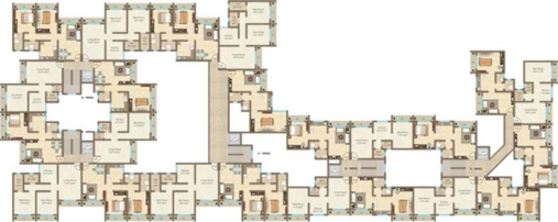 Floor Plan of Emkayen Balaji Splendour in Panvel, Navi Mumbai - Image 240299