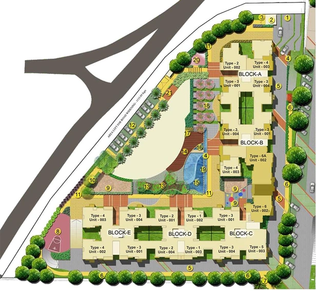 Master Plan of ND Passion Elite in Haralur, Bangalore - Image 271029