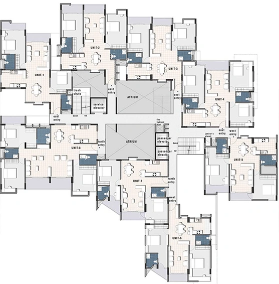 Floor Plan of ND Passion in HSR Layout, Bangalore - Image 270981