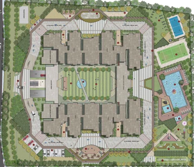 Master Plan of Candeur Sunshine in KR Puram, Bangalore - Image 267690