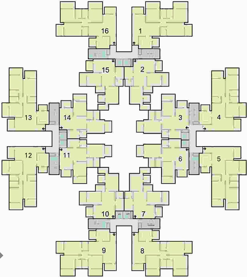 Floor Plan of Esteem Enclave in Bannerghatta, Bangalore - Image 269017