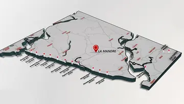 Location of Yugen La Mandre - Image 227456