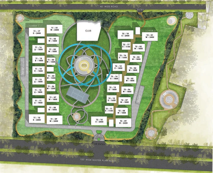 Master Plan of Urban Heights in Tukkuguda, Hyderabad - Image 226175