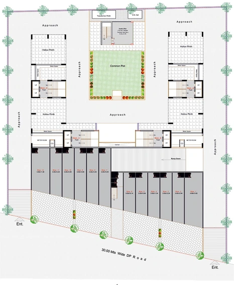 Master Plan of Dhruva Devashish in Vavol, Gandhinagar - Image 226367