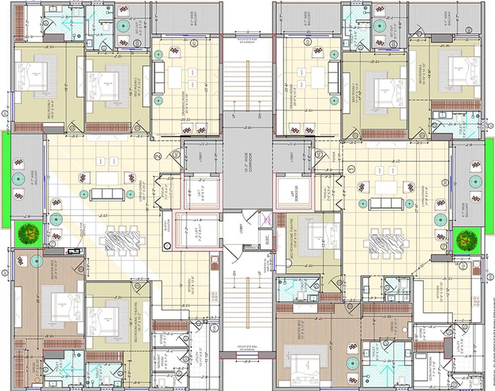 Floor Plan of Ayyanna Prima in Madhapur, Hyderabad - Image 226414