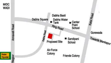 Location of Om Satyam Hills - Image 226513