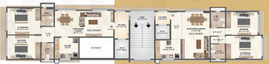 Floor Plan of Arunis 19 Degree North in Santacruz West, Mumbai - Image 226652