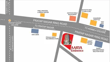 Location of Aarya Eminence - Image 226771