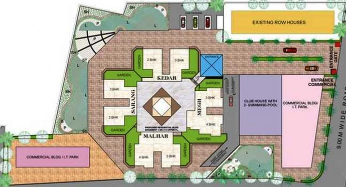 Master Plan of Yashodham Enclave in Vivekanand Nagar, Nagpur - Image 226806