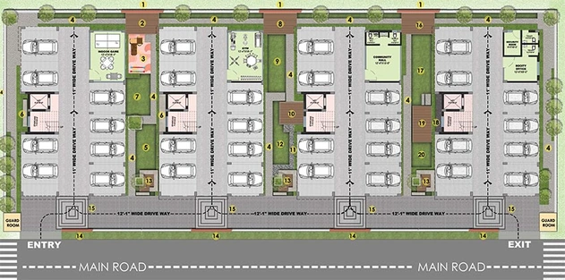 Master Plan of VBL Primera in Kesora, Bhubaneswar - Image 226822