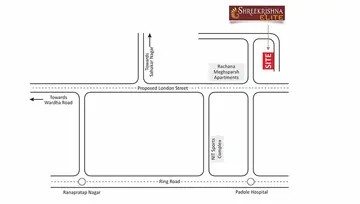 Location of Shreekrishna Elite - Image 226827